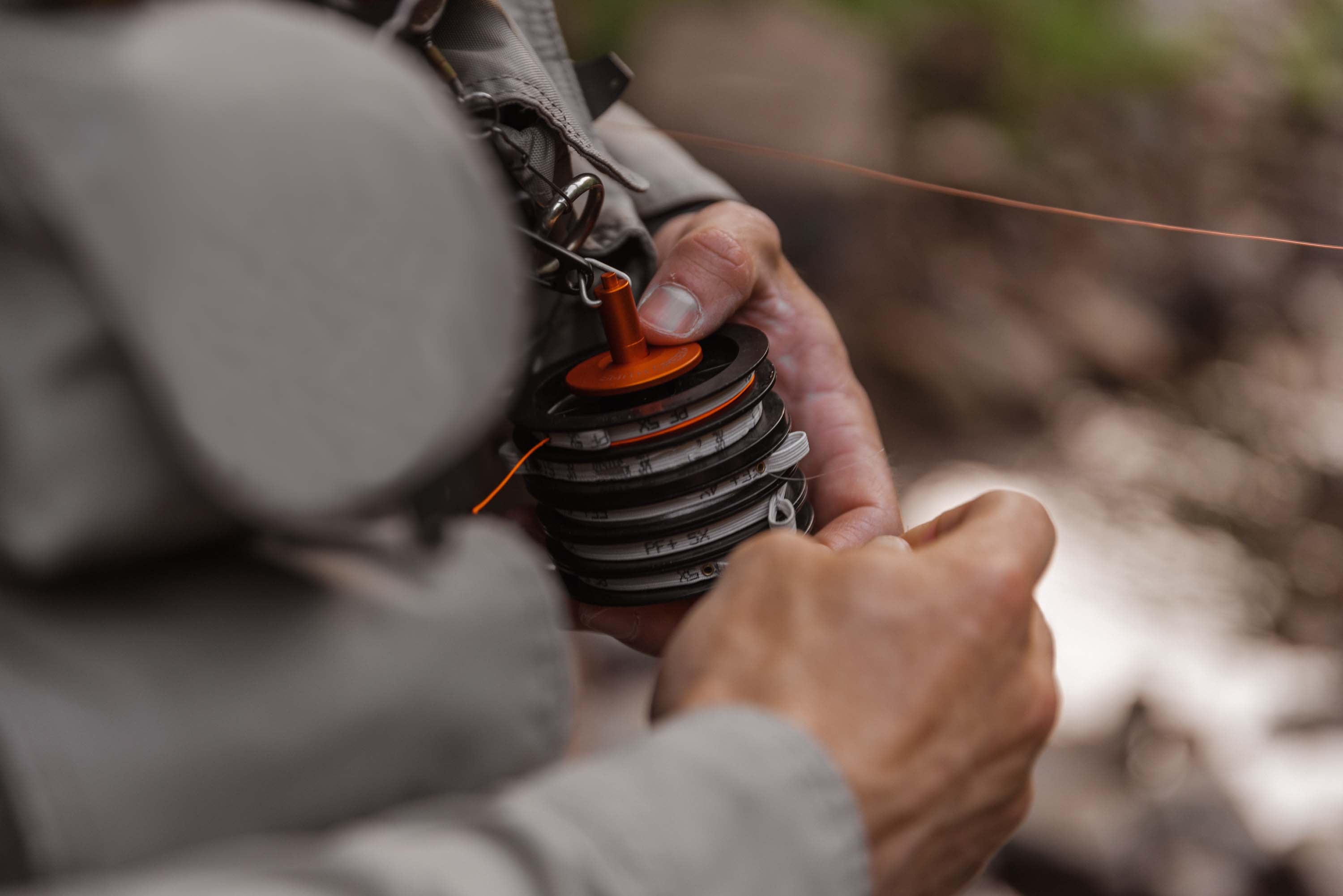 Tippet T Fly Fishing Holder For Storing Multiple Tippet Spools